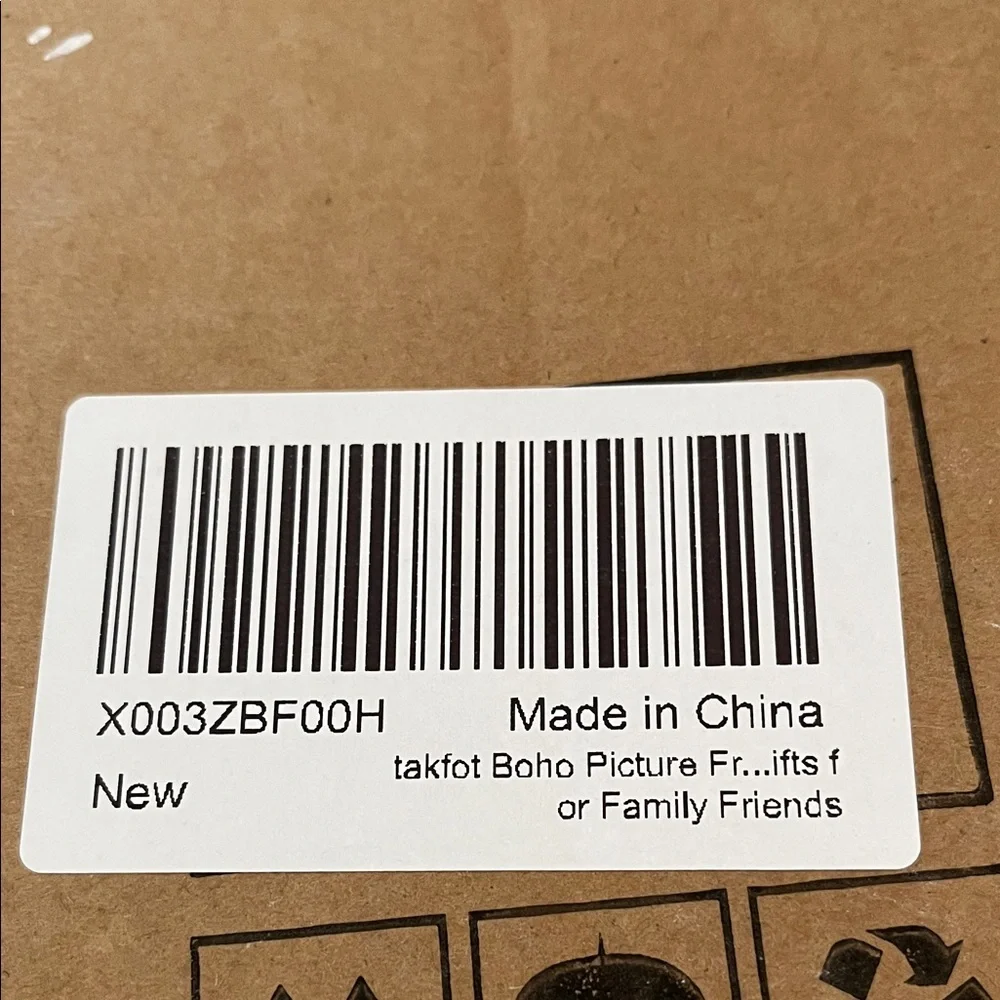 Natural Rattan 5 X 7 Picture Frame/NIB